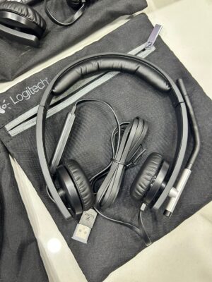 LOGITECH H650e Business office Headset with noise cancellation mic