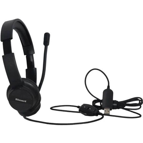 Blizzard H4 Wired USB Headset with Microphone